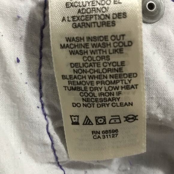 DKNY Jean Soho Skinny Purple Jeans Size 06 - Picture 6 of 7